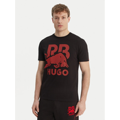HUGO Majica Dlix_RB 50559696 Črna Regular Fit