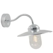 NORDLUX Luxembourg stensko svetilo, premer 28 cm, GALVANIZIRANA, s senzorjem