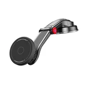 INF MagSafe združljivo silikonski magnetni držalo, 360° nastavljivo Black, (5000284187)
