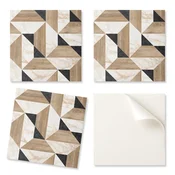 shumee Komplet samolepilnih vinilnih ploščic z vzorcem geometrijskih ploščic 20x20x20 cm