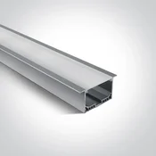 VGRADNI ALUMINIJASTI PROFIL + DIFUZOR 65x40mm DM7910AR/AL