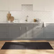 Tepih pravokutni tamnosmedi 80 x 200 cm od bambusa