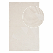 Kremno bela ročno tkana volnena preproga 160x230 cm Pune – House Nordic
