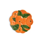Desertni krožnik &k amsterdam orange 23,5 cm