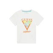 Guess Majica N6GI10 K8HM4 Bela Regular Fit