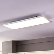 Lindby LED panel Livel, komplet 2, 4.000 K, 80 x 30 cm, srebrna - Kuhinja - Sodobni - bela, srebrna - Plastika