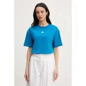 HUGO oversize kratka ženska majica z modalom SIGNATURE_TSHIRT