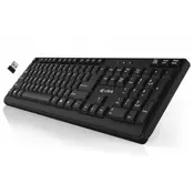 Tastatura USB Wireless CLICK K-L2-W YU Black