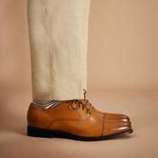 Svecane oxford cipele Charles Tyrwhitt Leather Oxford Shoes — Tan - 46