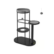 Songmics Mačje drevo 80x43x111 cm Črno
