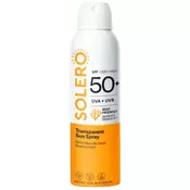 Solero Sun transparentni sprej spf50+ 200 ml