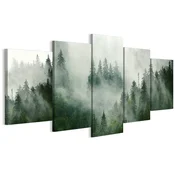 shumee Slika na italijanskem platnu 100 x 50 cm pentaptih - eklektični slog - narava Slika na italijanskem platnu 200 x 100 cm pentaptih - eklektični slog - narava
