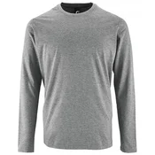 SOLS Majice IMPERIAL LSL MEN Grey melange so02074350 3XL
