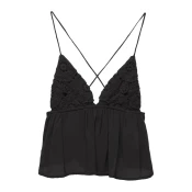 Pull&Bear Top črna
