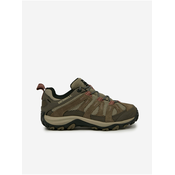 Light Brown Womens Outdoor Leather Sneakers Merrell Alverstone 2 - Women