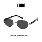 Loho Unisex naocare za sunce, Srebrno-sive