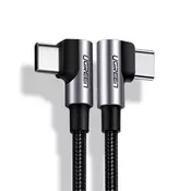 UGREEN USB kabl US323 USB Tip C na USB Tip C/ crna