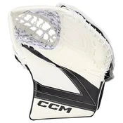 Lovilka za vratarja CCM Tacks White/Black Intermediate za levo roko (regular)