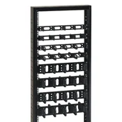 Conteg 19 Prednji ranžirni panel 1U plasticni prsten 40x50mm ( Dp-vp-p1 )