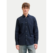 Jack & Jones Srajca Henry 12289197 Mornarsko modra Regular Fit