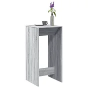 vidaXL Barska miza siva sonoma 51x50x103,5 cm inženirski les
