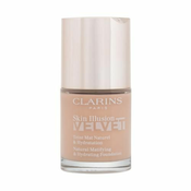 Clarins Skin Illusion Velvet Natural Matifying & Hydrating Foundation tekući make-up s matirajućim učinkom 107C Beige 30 ml