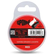 SPOMB Konični pleteni šokovni predvezi 0,18-0,35mm/3x10m RED