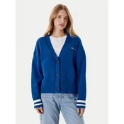 Guess Jeans Pletena jopica W4BR81 Z3HM1 Modra Regular Fit