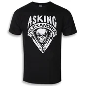 Metal majica moška Asking Alexandria - Skull Shield - ROCK OFF - ASKTSP10MB