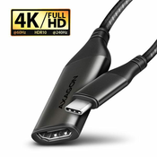 AXAGON RVC-HI2M, USB-C -> HDMI 2.0a, reduktor/adapter, 4K/60Hz HDR10