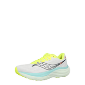 saucony Tekaški čevelj RIDE 19 neonsko rumena/oranžno rdeča/črna/bela