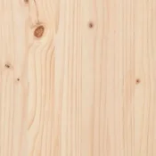 Vidaxl Jedilna miza X okvir 50x50x75 cm trdna borovina jeklo