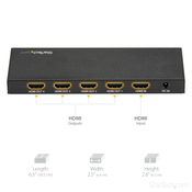 Adapter HDMI = 4xHDMI StarTech 3840x2160 60Hz F/F (ST124HD202)