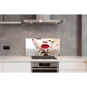 tulup.si Zidna obloga za kuhinju Vrtnice rdeče ustnice ženska 140x70 cm