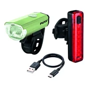 Sprednja + zadnja luč za kolo Puky Lumi+ Mint Green