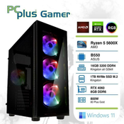 PCPLUS Gamer Ryzen 5 5600X 16GB 1TB NVMe SSD GeForce RTX 4060 GDDR6 8GB RGB Windows 11 Home gaming stolno racunalo
