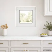vidaXL Okno za klet RISOR 60 x 50 cm PVC in steklo