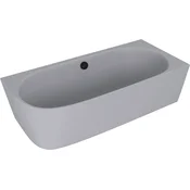 POLYSAN Elegantna Kotna Kad SUSSI R 160x70 cm - Mat Siva Liti Marmor