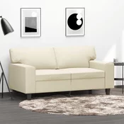 shumee Dvosed krem 120 cm umetno usnje