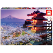 EDUCA sestavljanka Genuine Mount Fuji - Japan, 2000 delov
