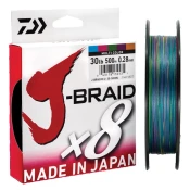 Pletenica Daiwa J-Braid X-8 Multicolor 0,10-0,35mm/300m