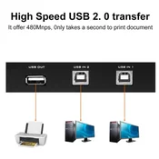 USB switch 2.0 Hi-Speed KT-USW2 ( 11-440 )