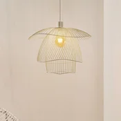 Forestier Papillon S viseča svetilka 56 cm, bela - Dnevna soba/jedilnica - Dizajn - Kovina