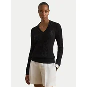 LAUREN RALPH LAUREN Pulover Meren 200888795004 Črna Regular Fit