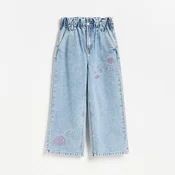 Reserved - Wide leg farmerke s vezom