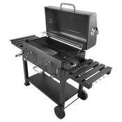VEVOR Žar na oglje 1600x650x1220 mm Črn