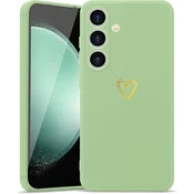 Wirvyuer Ovitek za Samsung Galaxy S23 FE - Svetlo zelena
