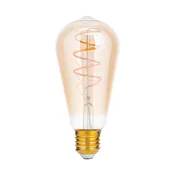 ORION LED rustikalna svjetiljka E27 ST64 4W jantarna 2200K prigušiva - Staklo
