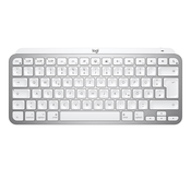 Logitech MX Keys Mini za Mac minimalistička bežična osvijetljena tipkovnica bežična bluetooth tipkovnica blijedo siva