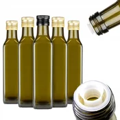 shumee 50x steklenic MARASCA 250 ml z dozirnikom za olivno olje